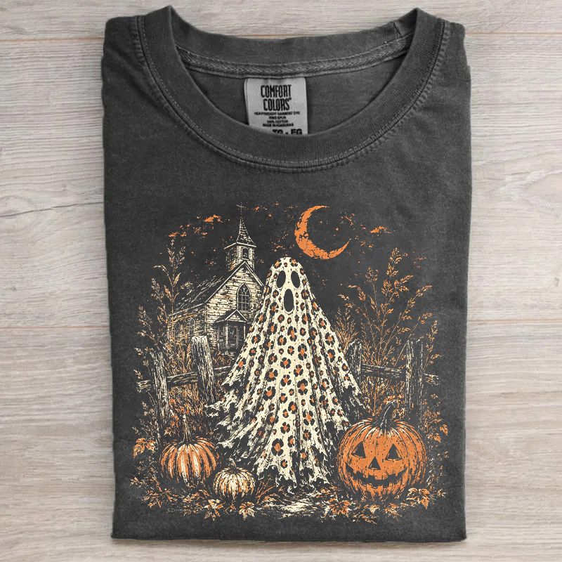Fall Leopard Ghost T-shirt