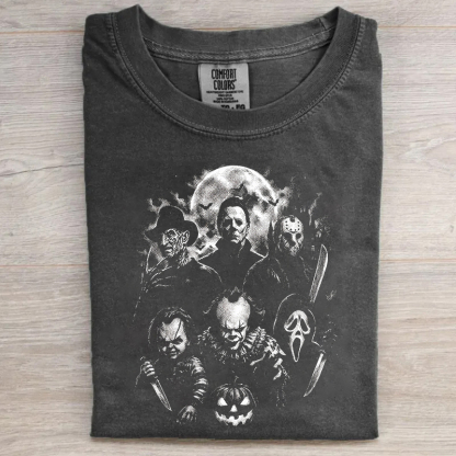 Classic Halloween Horror Characters T-shirt