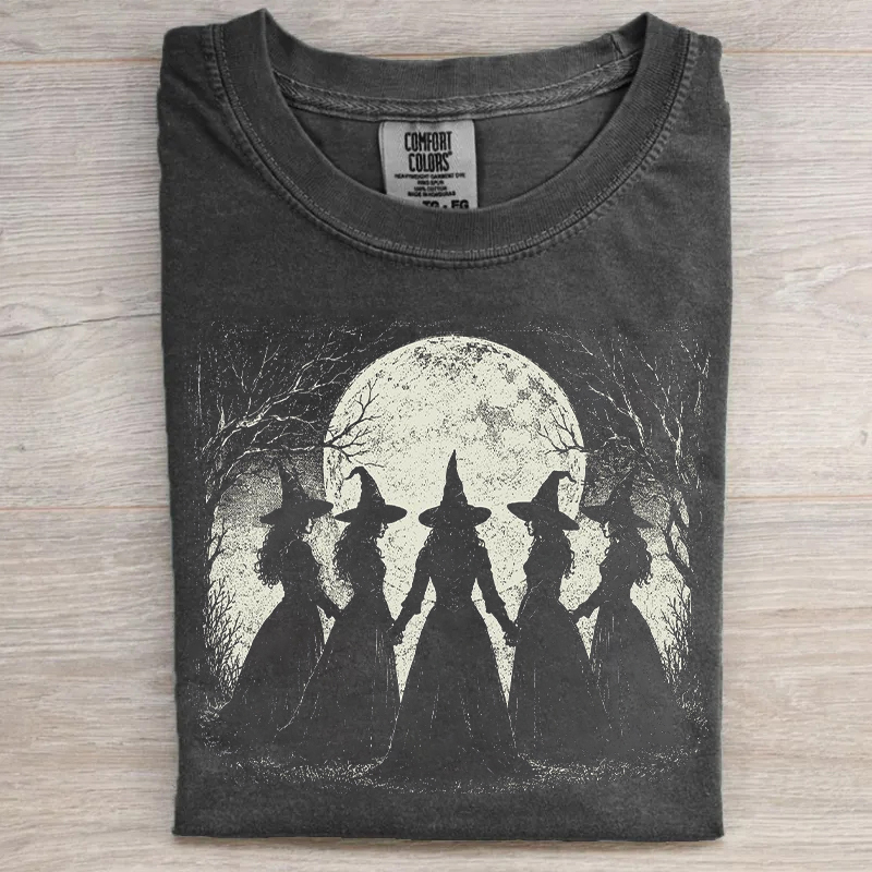Witches Coven Spooky Forest Halloween T-shirt
