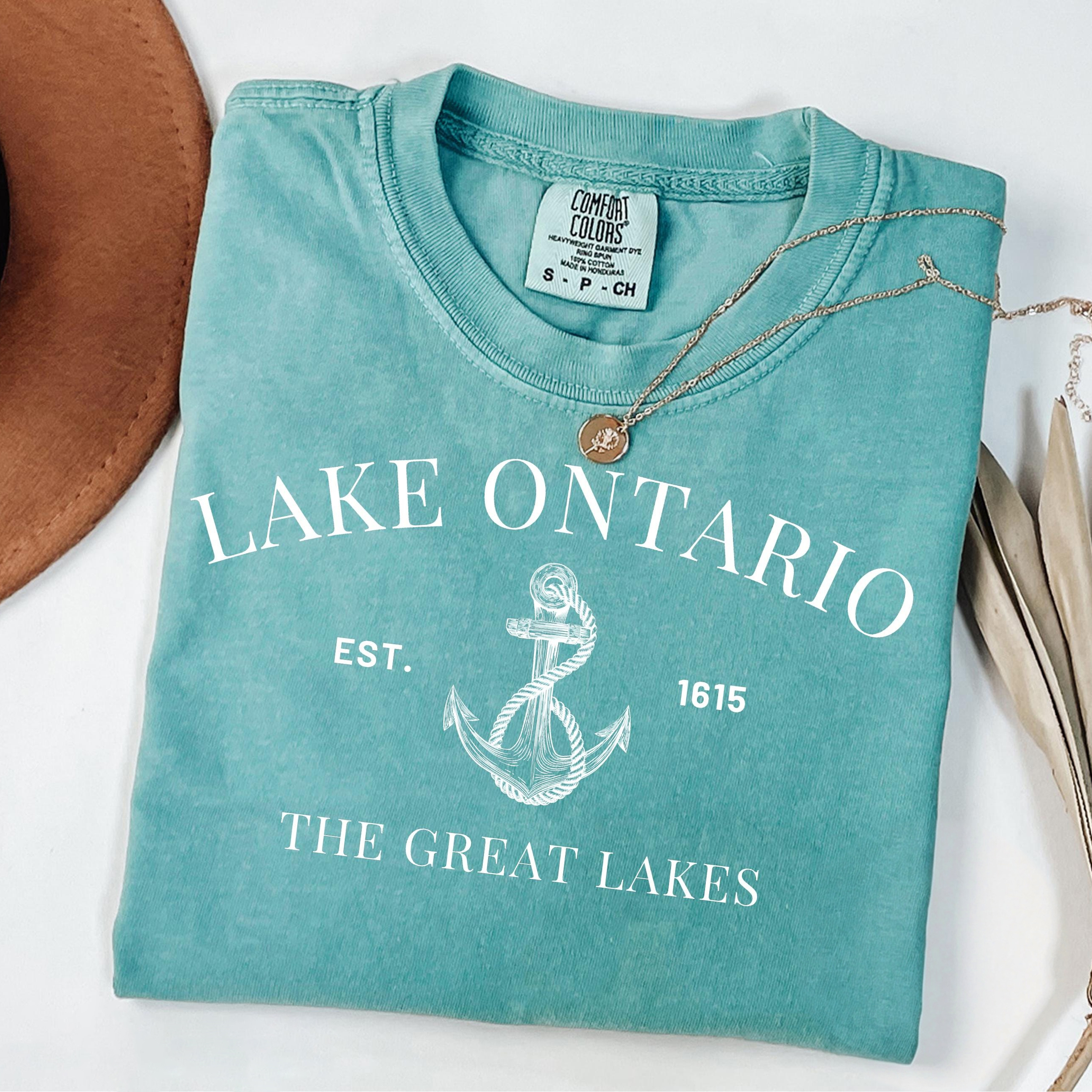 Lake Ontario EST 1615 The Great Lakes T-shirt