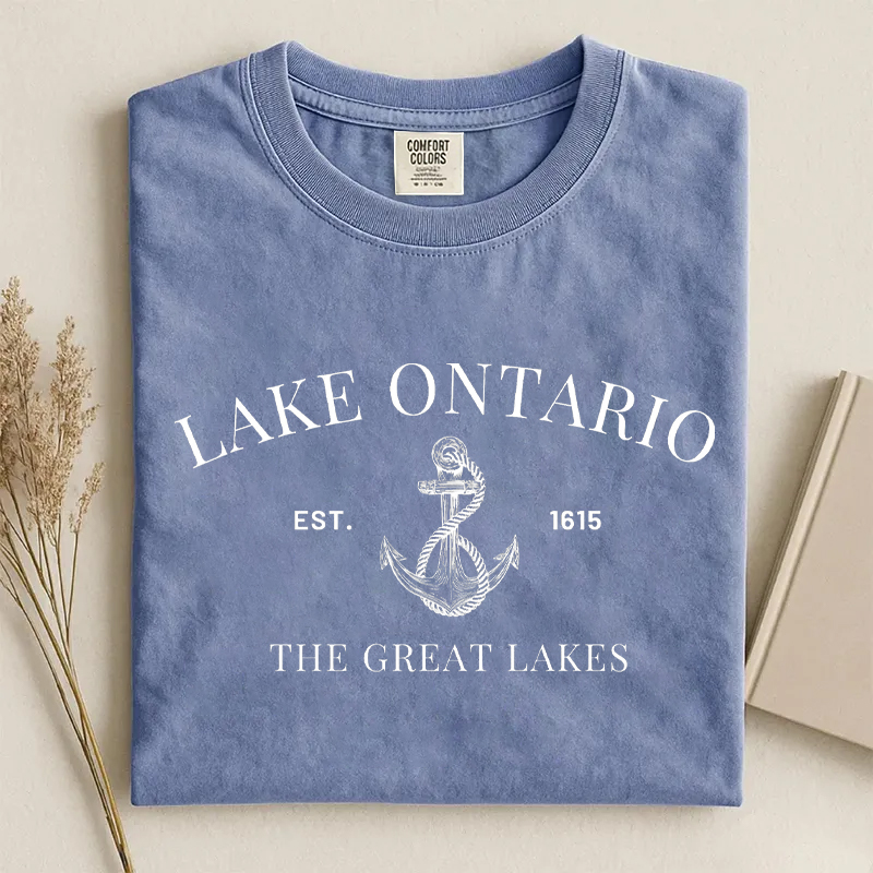 Lake Ontario EST 1615 The Great Lakes T-shirt