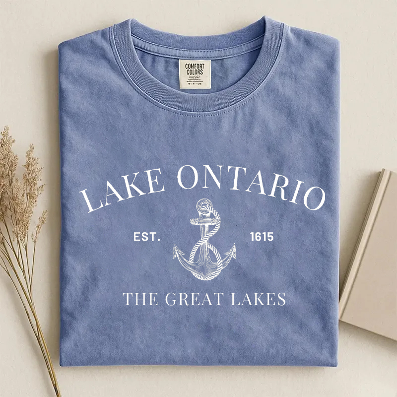 Lake Ontario EST 1615 The Great Lakes T-shirt