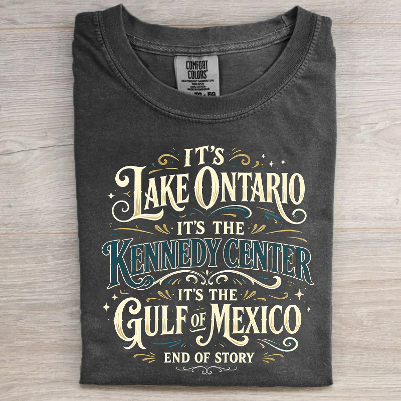 Lake Ontario Kennedy Center Gulf Of Mexico T-shirt