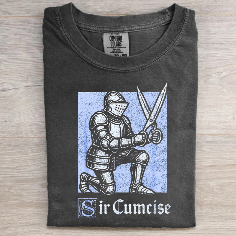 Sir Cumcise Funny Knight T-shirt