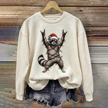 Christmas Raccoon Sweatshirt