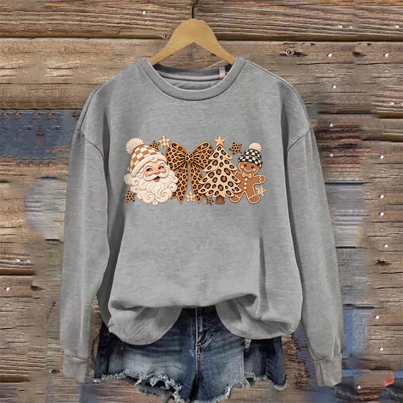 Leopard Christmas Sweatshirt