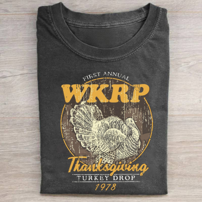 WKRP Thanksgiving Turkey Drop 1978 T-shirt
