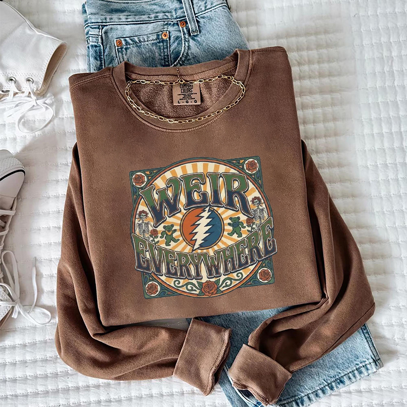 Rerto Rock Style Weir Everywhere Sweatshirt