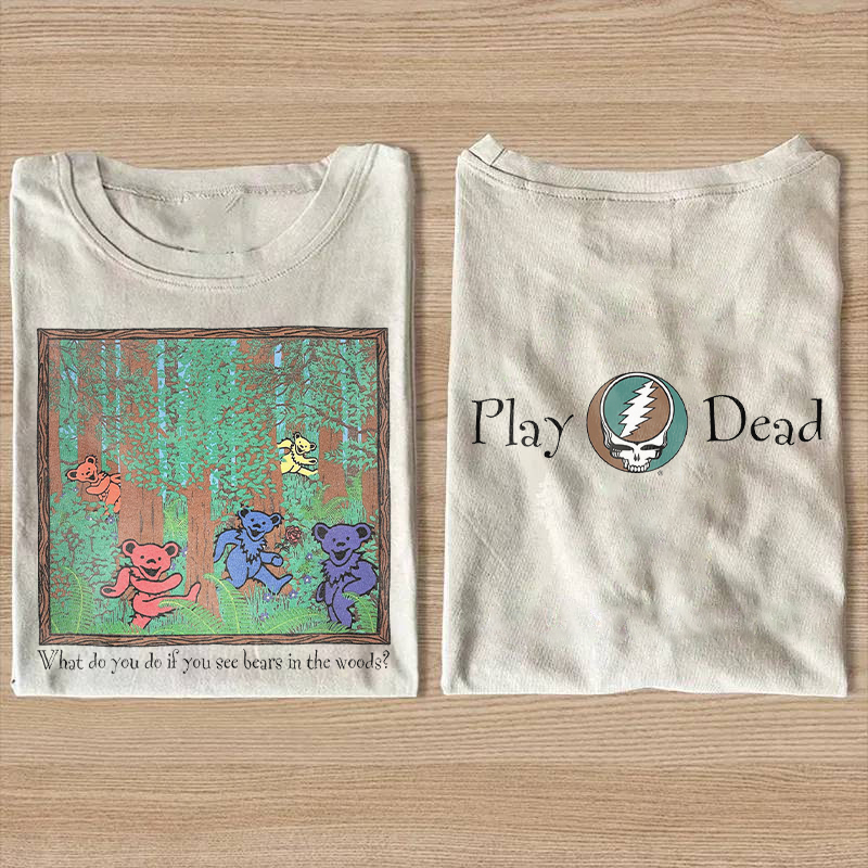1998 Dancing Bears Bear In The Woods Classic Rock T-shirt