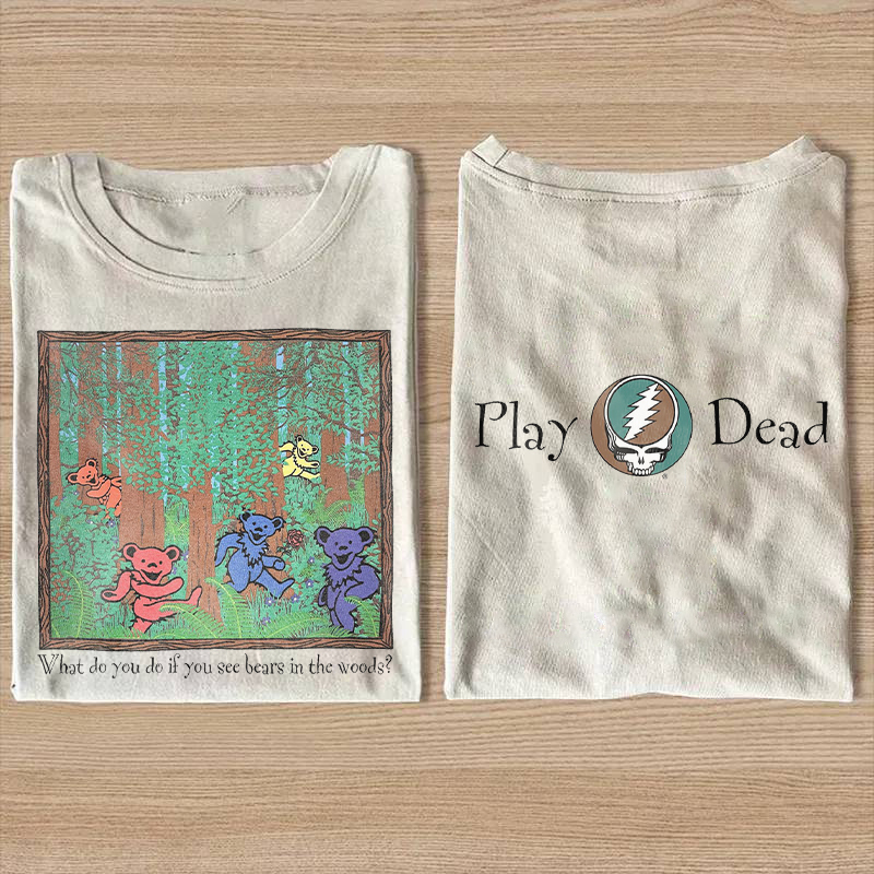 1998 Dancing Bears Bear In The Woods Classic Rock T-shirt