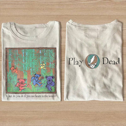 1998 Dancing Bears Bear In The Woods Classic Rock T-shirt