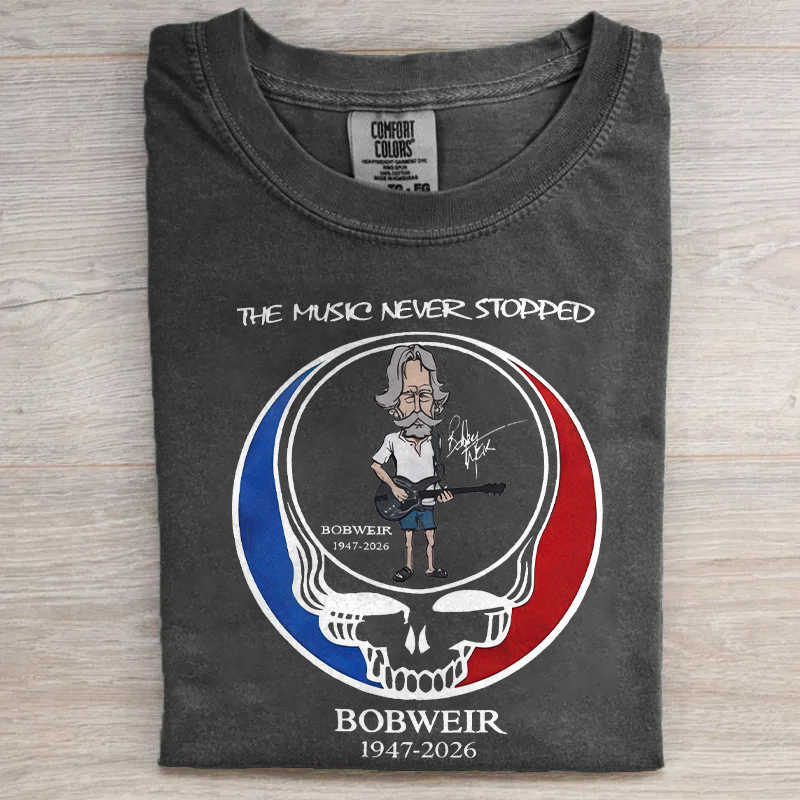 The Music Never Stopped Classic Rock T-shirt