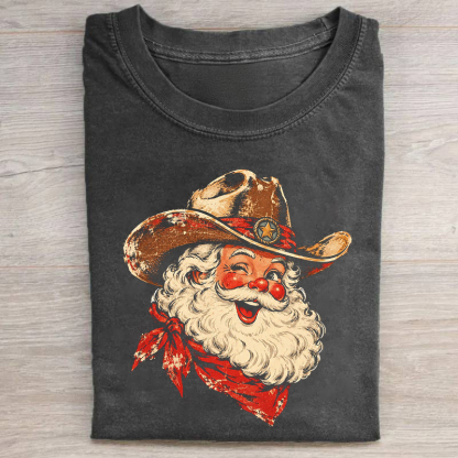 Cowboy Santa T-shirt