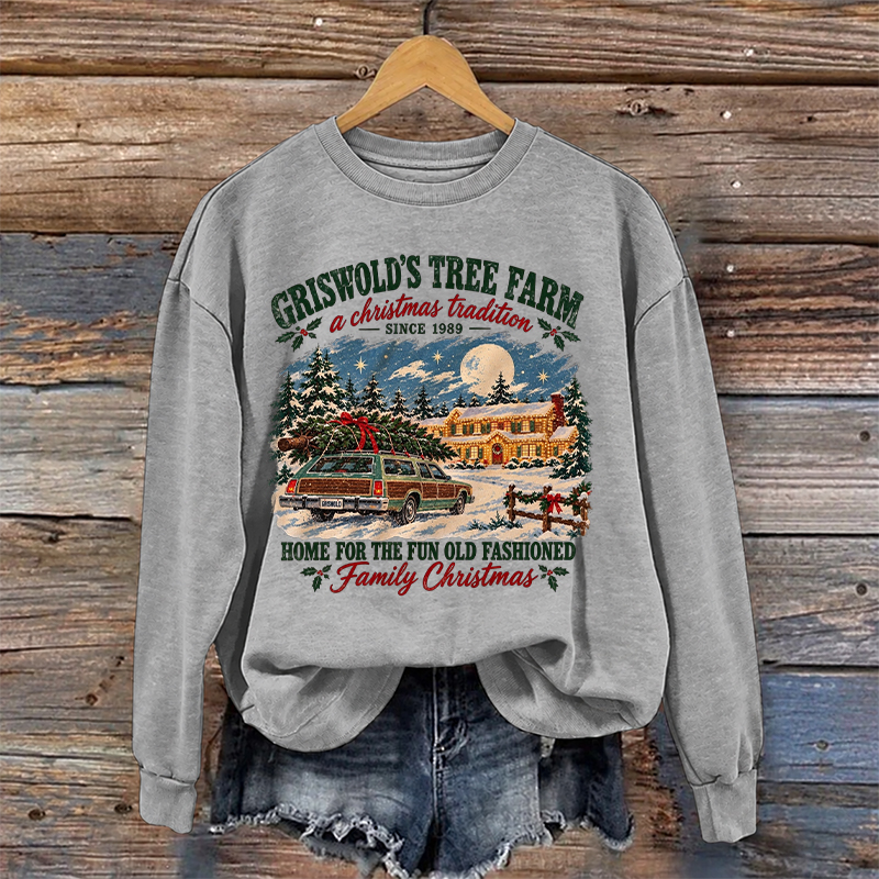 Retro Christmas Movie Sweatshirt