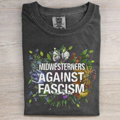 Midwesterners Against Fascism T-shirt