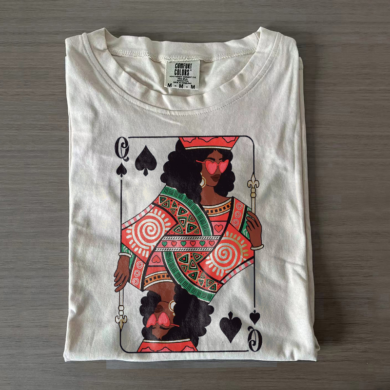 Queen Of Spades Card T-shirt