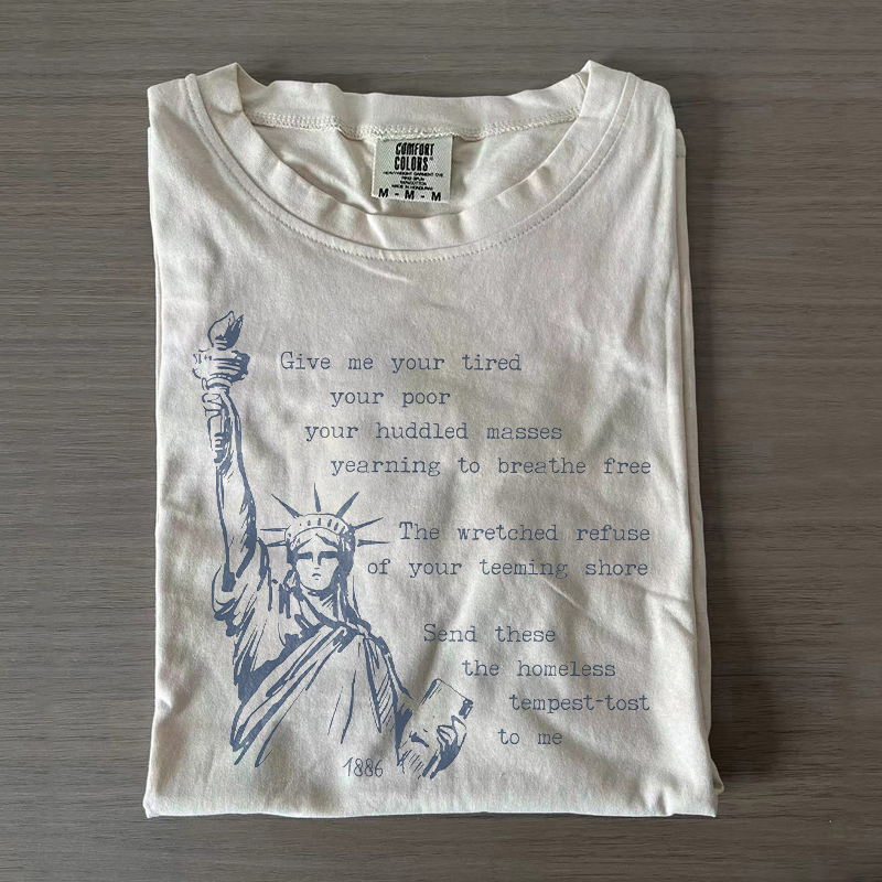 Pro-Immigrant Statue Of Liberty T-shirt