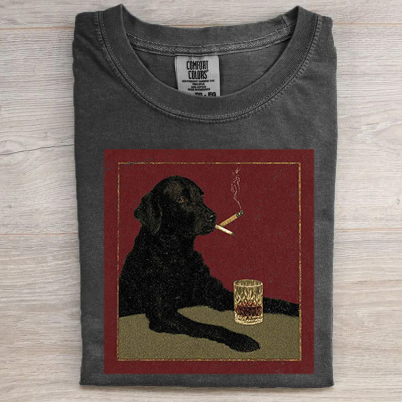 Smoking Dog T-shirt