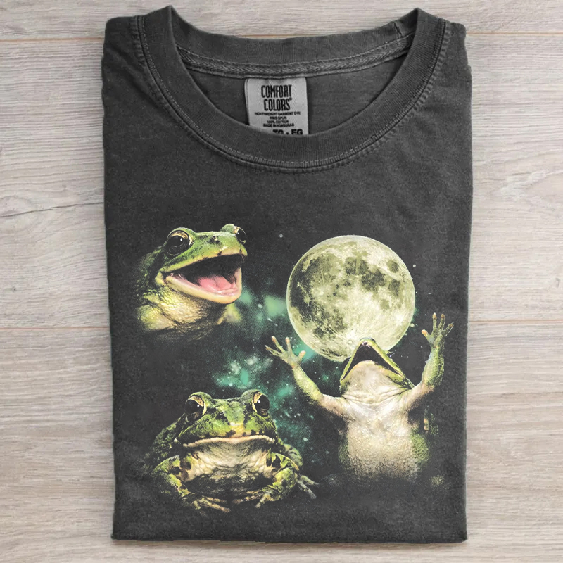 Retro Frog Moon T-shirt