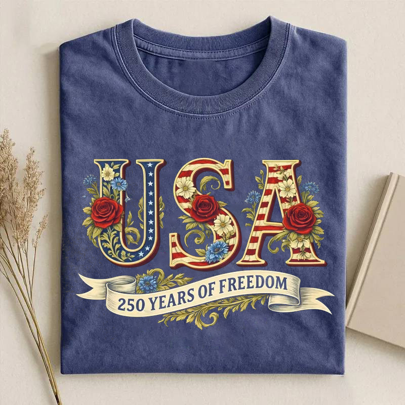 USA 250 Years Of Freedom T-shirt