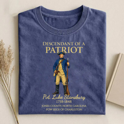 Descendant Of A Patriot T-shirt