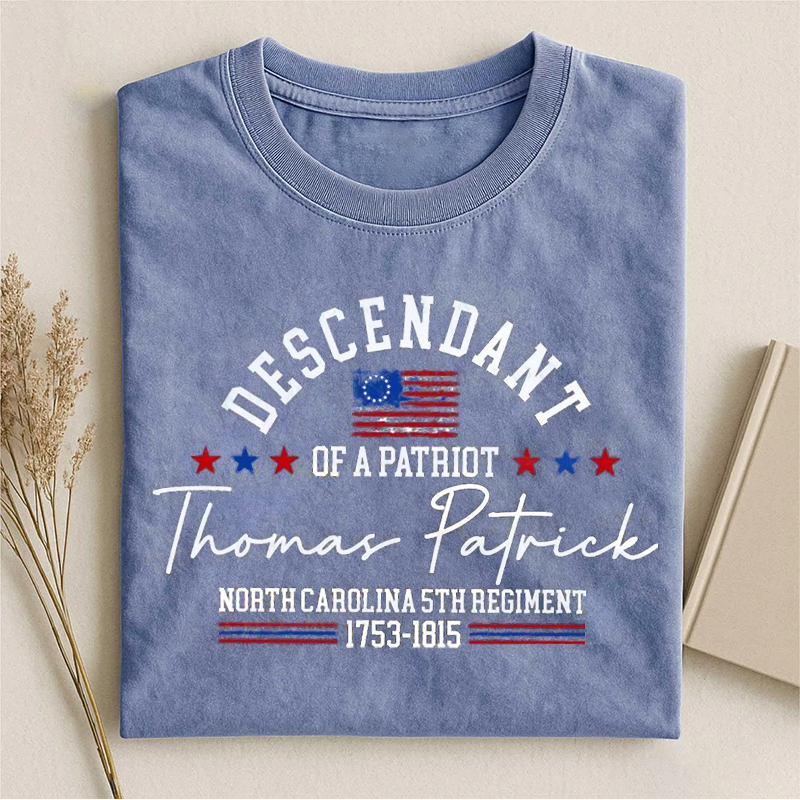 Descendant Of A Patriot T-shirt