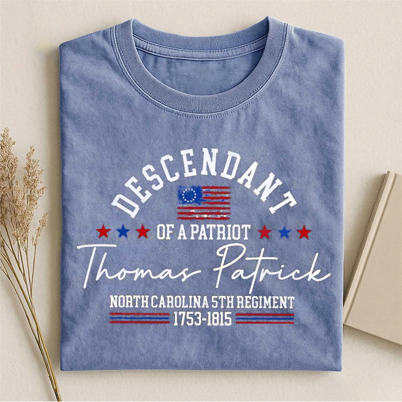 Descendant Of A Patriot T-shirt