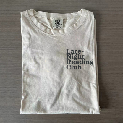 Late Night Reading Club T-shirt