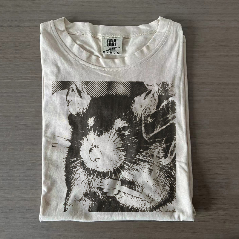 Rat Smoking Cigarette T-shirt