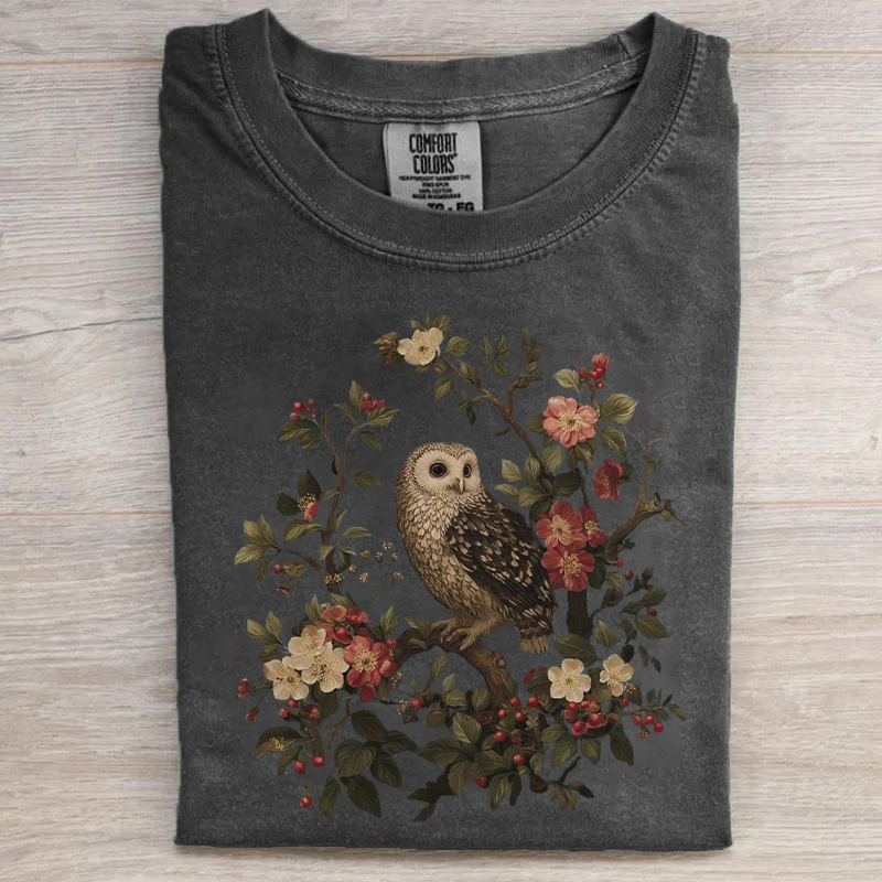 Cottagecore Owl T-shirt