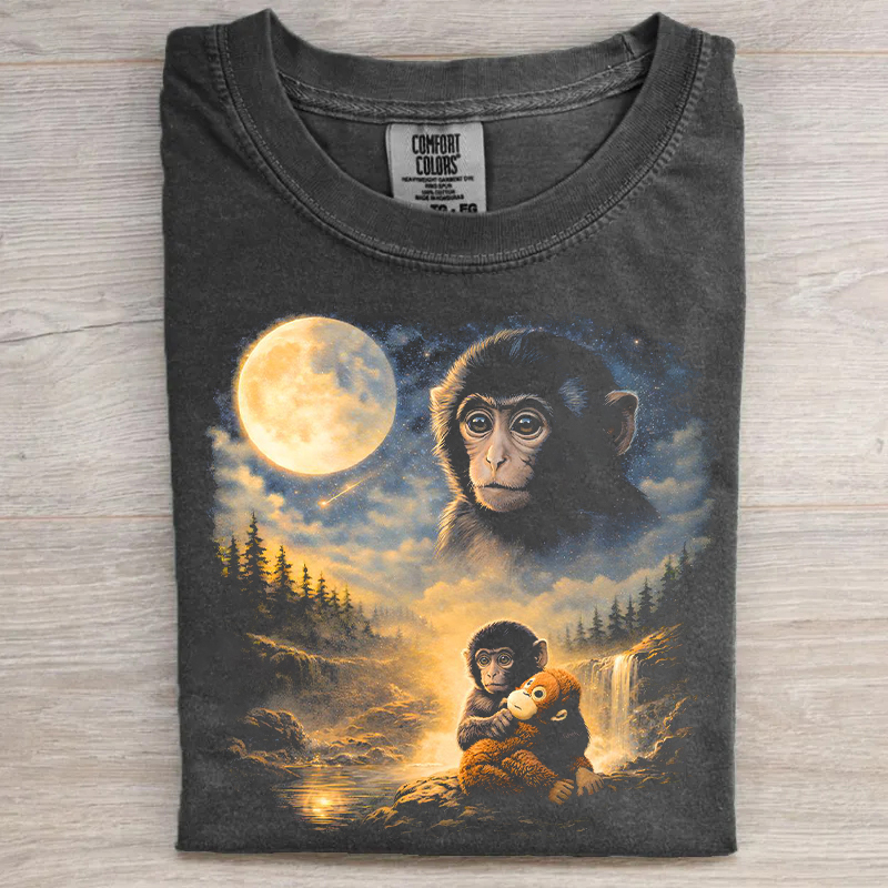 Punch Monkey Moon T-shirt