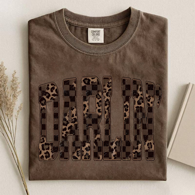 Leopard Darlin T-shirt