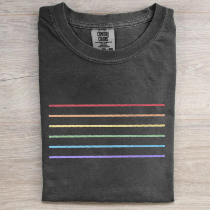 Rainbow Line Pride T-shirt
