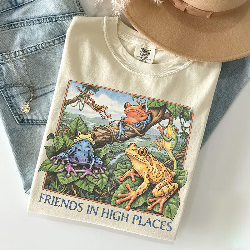 Friends In High Places Frog T-shirt