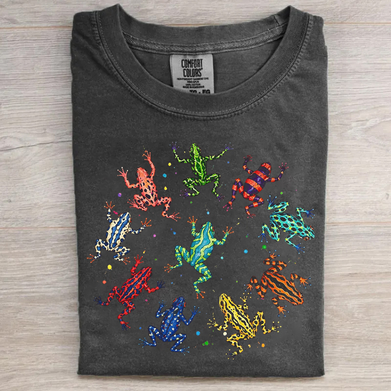 Colorful Poison Dart Frogs T-shirt