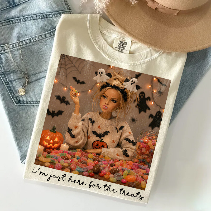 I'm Just Here For the Treats T-shirt