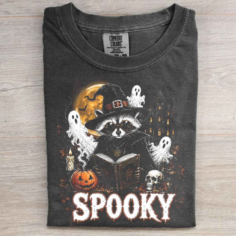 Halloween Spooky Raccoon T-shirt