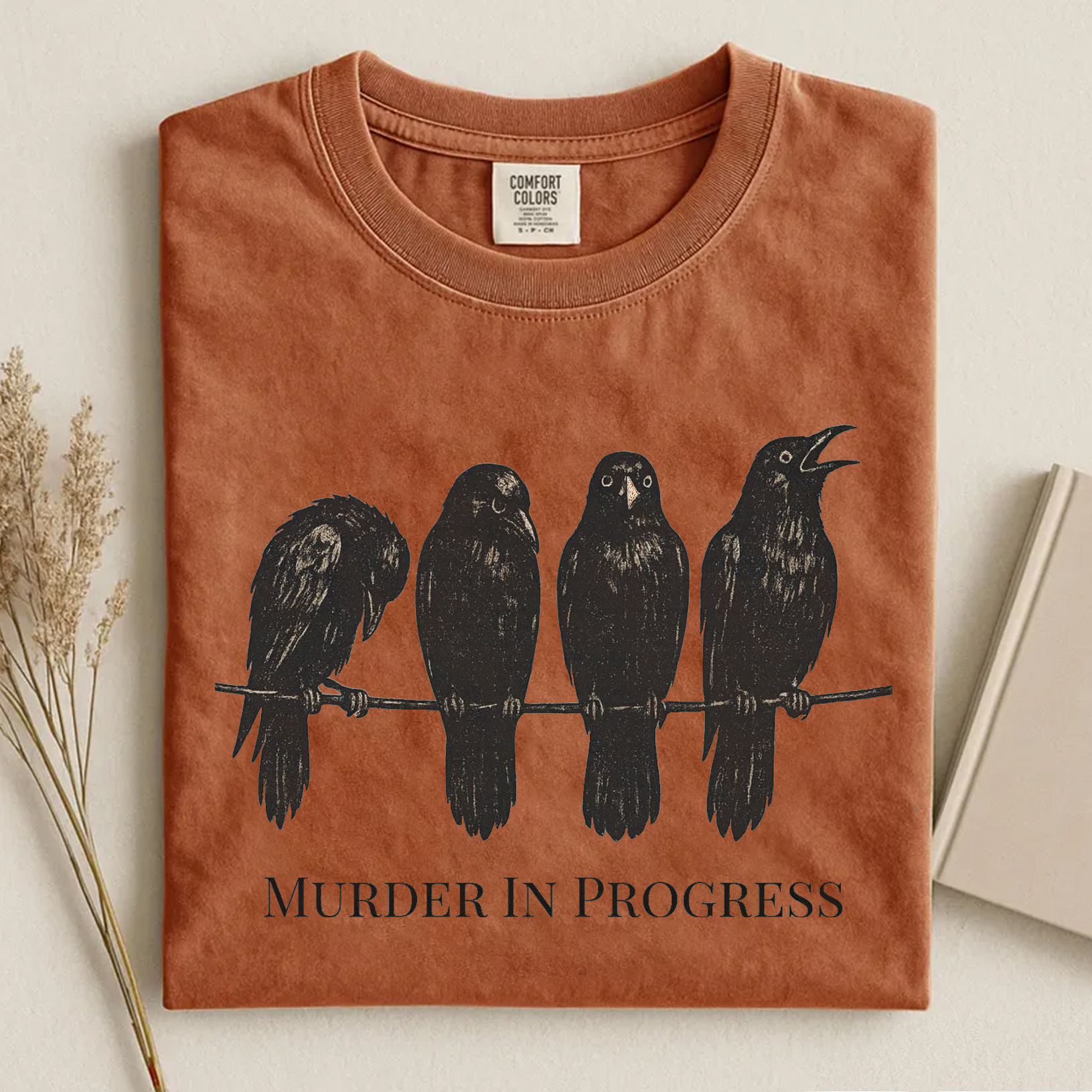 Crow Murder In Progress T-Shirt