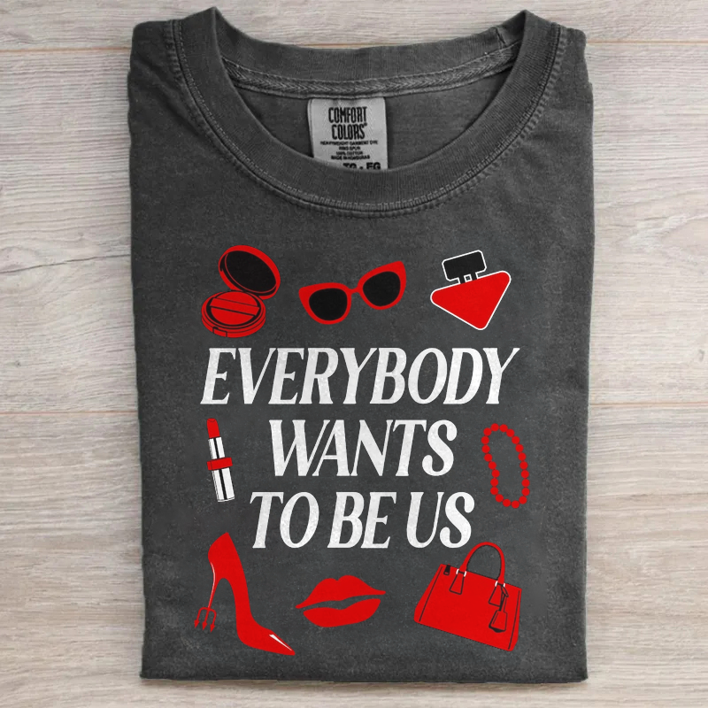 Everybody Wants to Be Us Iconic Items T-shirt