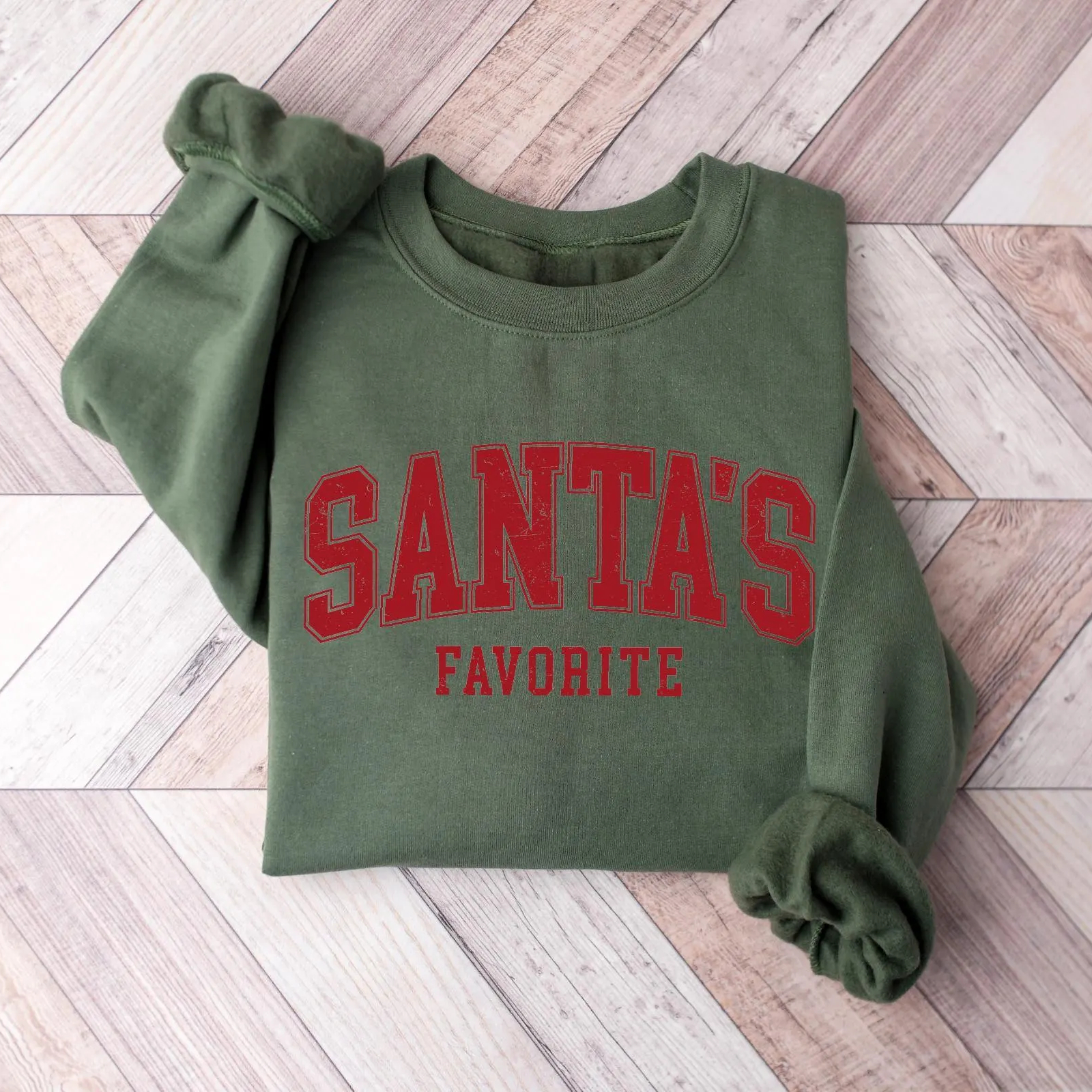Santas Favorite Christmas Sweatshirt
