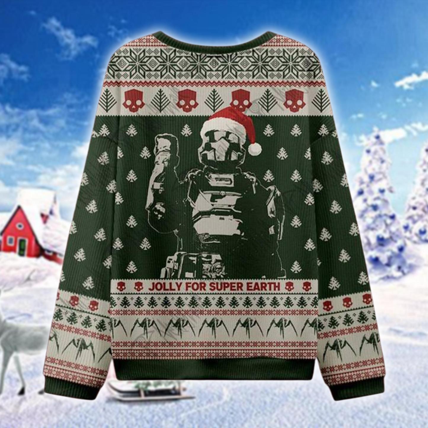 Helldivers Ugly Christmas Sweater