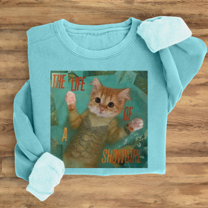 Kitty The Life Of A Showgirl Album Sweatshirt