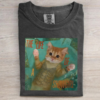 Kitty The Life Of A Showgirl Album T-shirt
