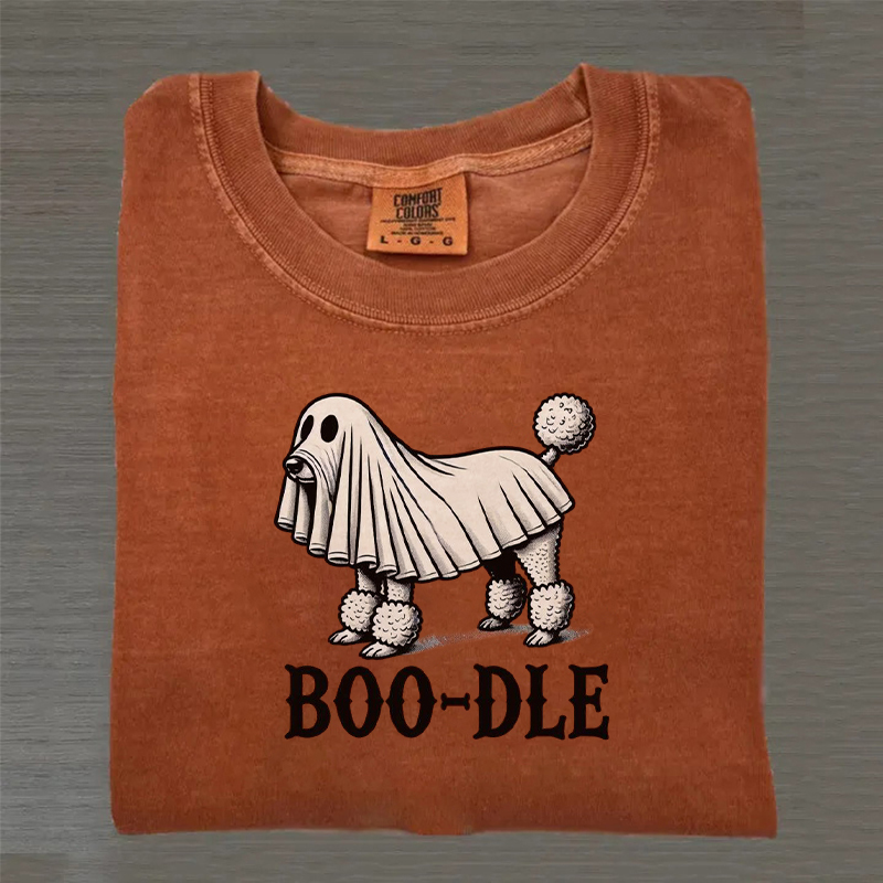 Funny Halloween Ghost Dog T-shirt