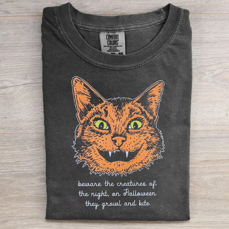 Halloween Cat T-shirt