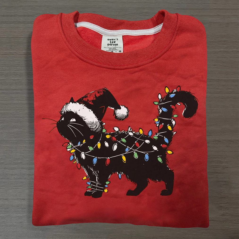 Cute Cat Christmas Sweatshirt