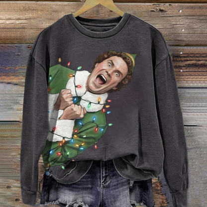 Retro Christmas Movie Character Sweatshirt