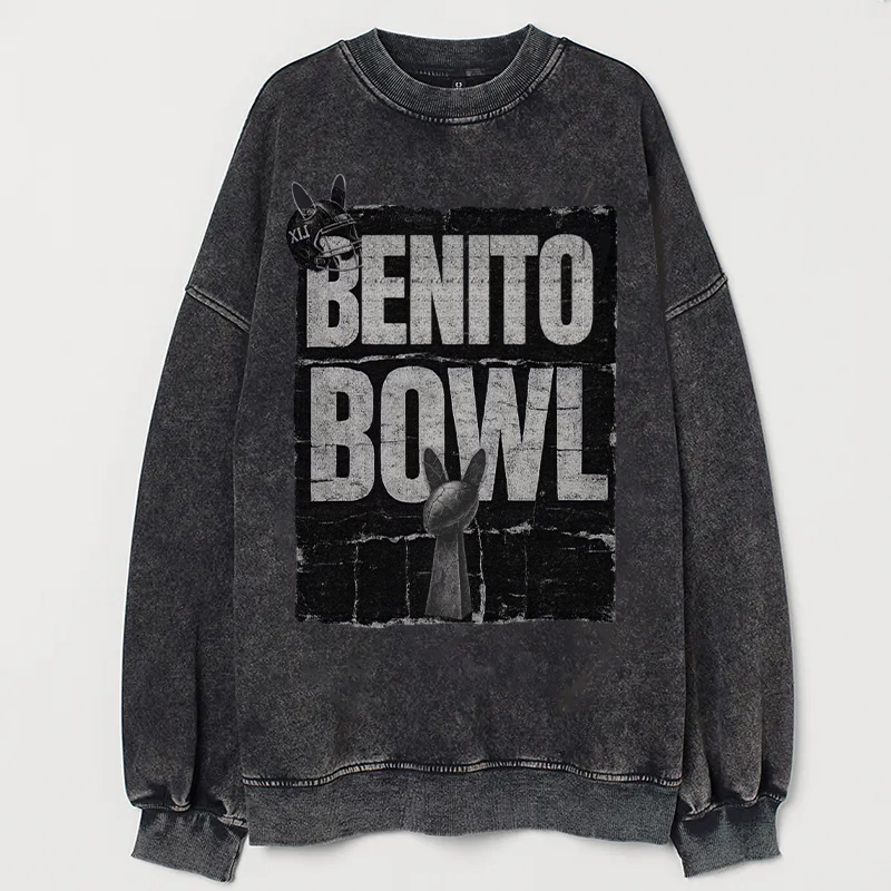 Benito Bowl Bad Bunny LX Vintage Sweatshirt