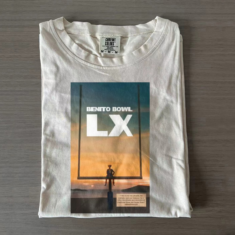 Retro Benito Bowl LX Football T-shirt