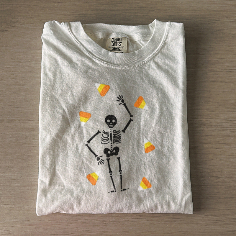 Slightly Subtle Halloween Skeleton T-shirt
